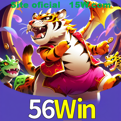 Imagem promocional da 56Win mostrando a plataforma e suas vantagens